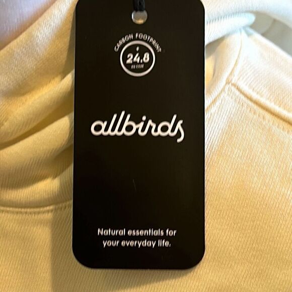 Allbirds unisex M R&R Hoodie Sweatshirt White Tread Lighter Graphic Loungewear - Picture 7 of 12